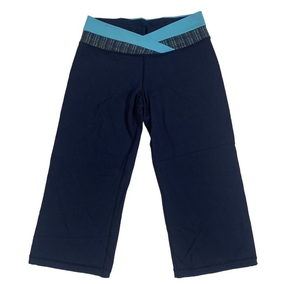 Lululemon Wide Leg Cropped Activewear Pants - Picture 1 of 16